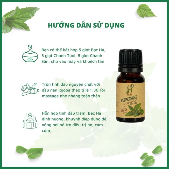 Tinh dầu Bạc Hà - Ảnh 4