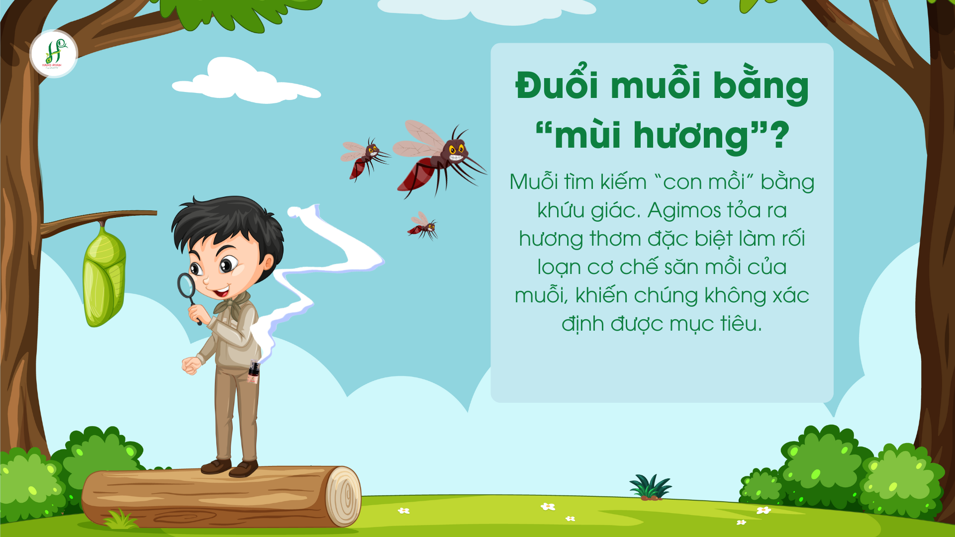 Cơ chế xua đuổi côn trùng của tinh dầu đuổi muỗi Agimos