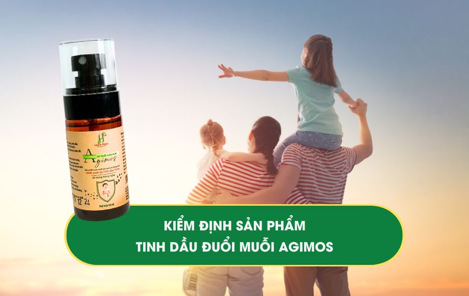 Kiểm định sản phẩm tinh dầu đuổi muỗi Agimos