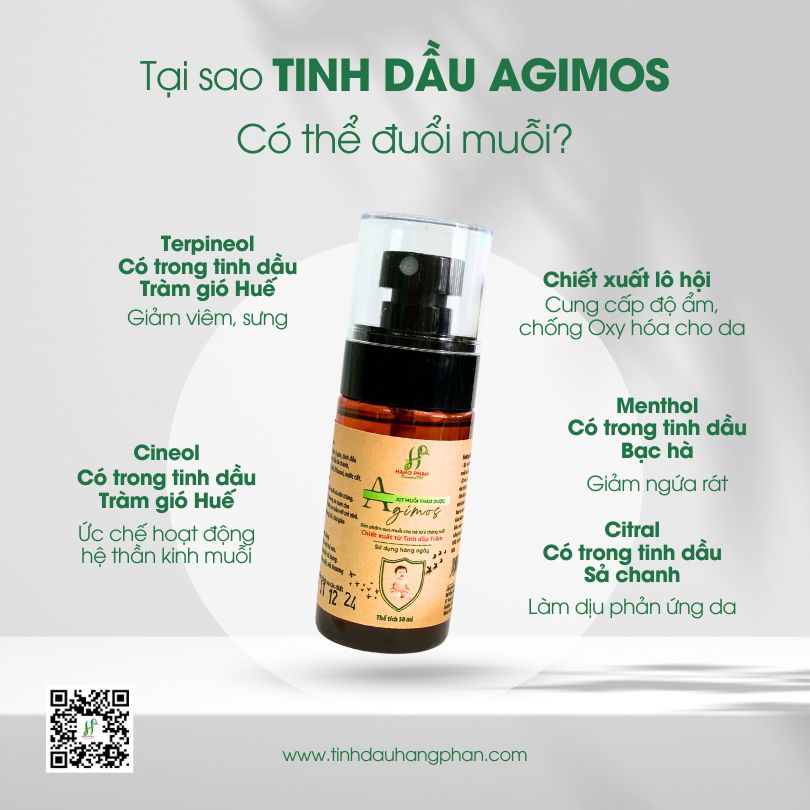 Tinh dầu - nghệ thuật chăm sóc bản thân 3 Thành phần của tinh dầu đuổi muỗi Agimos